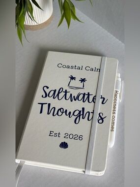 Coastal Calm “Saltwater Thoughts” Journal – 5.1” x 8.3”